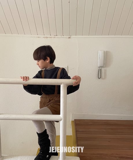 【jejeunosity】suspenders pants