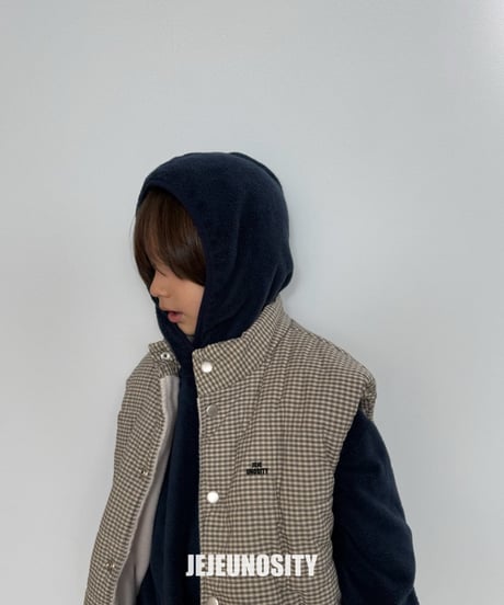 【jejeunosity】24W　Checkmate padding Vest