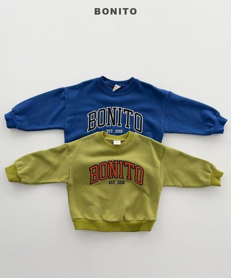 【bonito】Bonito Patch Embroidery Sweatshirt