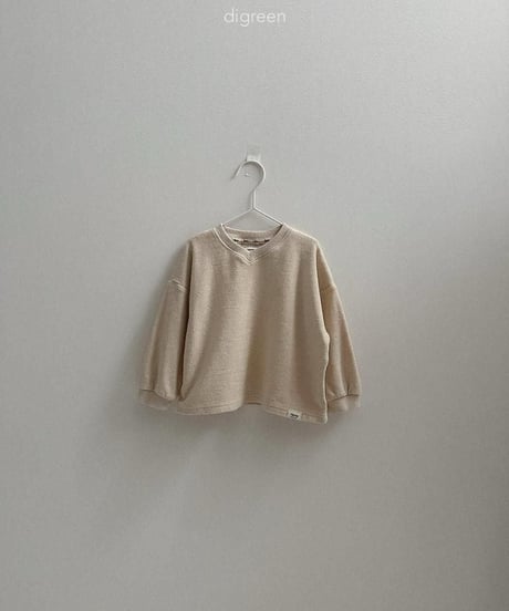 【digreen】Sand Terry Sweatshirt