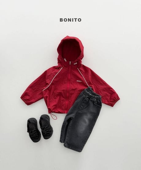 【bonito】Check Piping Windbreaker