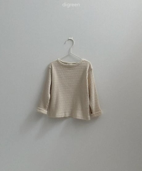 【digreen】Bella Ribbed Tee