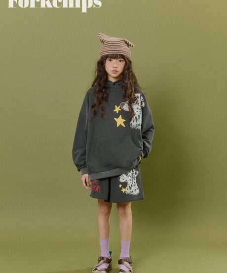 【fork-chips】dalmatian hoodie