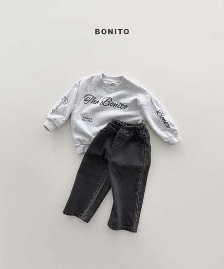 【bonito】The Bonito Lettering Sweatshirt (Adult)