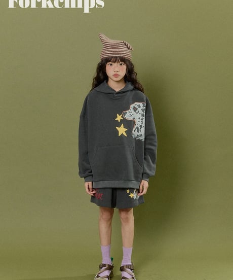 【fork-chips】dalmatian hoodie