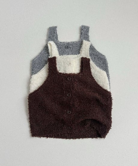 【atomeme】Ecru Knit Vest