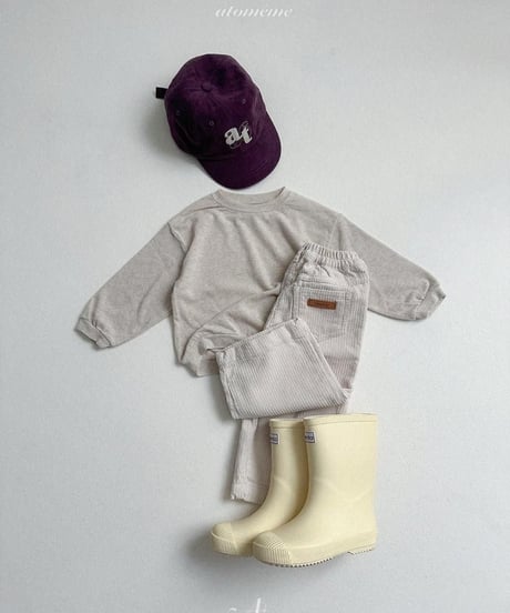 【atomeme】Crepe Corduroy Pants