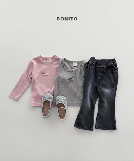 【bonito】Bootcut Stretch Denim Pants