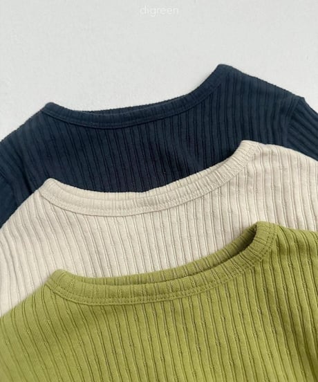 【digreen】Bella Ribbed Tee