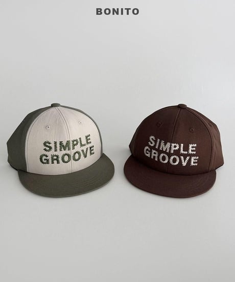 【bonito】Simple Groove Cap