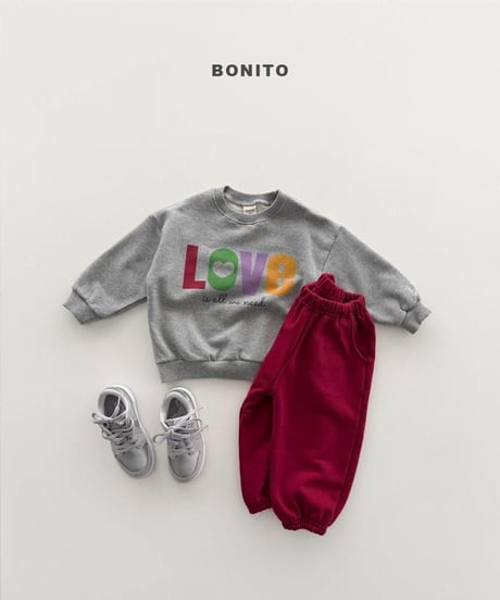 【bonito】Love Sweatshirt