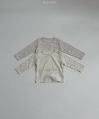 【minirobe】Cotton Eyelet Long Sleeve Tee