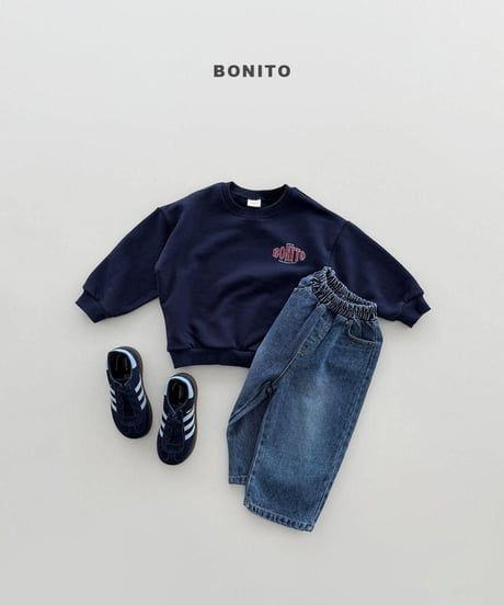【bonito】Embossed Bonito Sweatshirt (Adult)