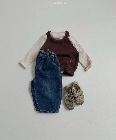 【minirobe】Halter Neck Knit