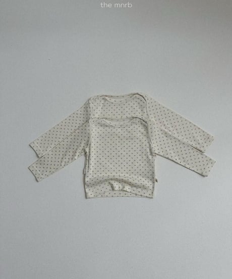 【minirobe】Prom Ribbed Tee