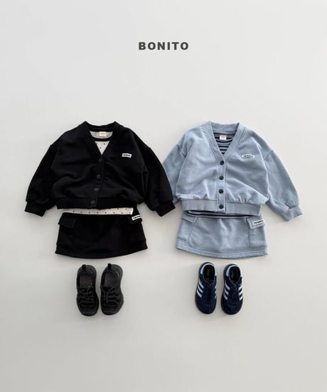 【bonito】Cotton V-Neck Cardigan