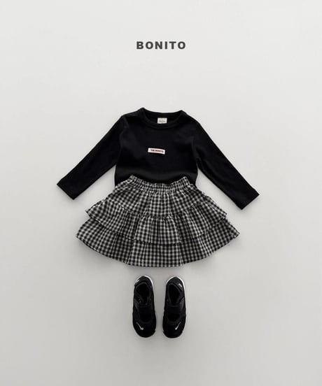 【bonito】Check Cancan Skirt