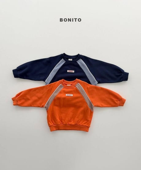 【bonito】Raglan Piping Sweatshirt