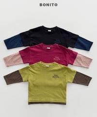 【bonito】Short Sleeve Layered Tee