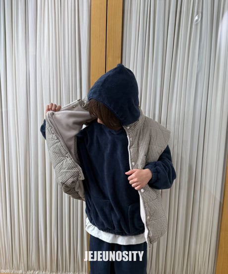 【jejeunosity】24W　Checkmate padding Vest