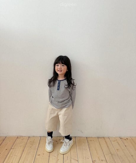【digreen】Henry Neck Alle Tee