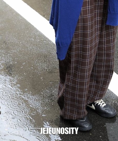 【jejeunosity】Bibi Check Pants