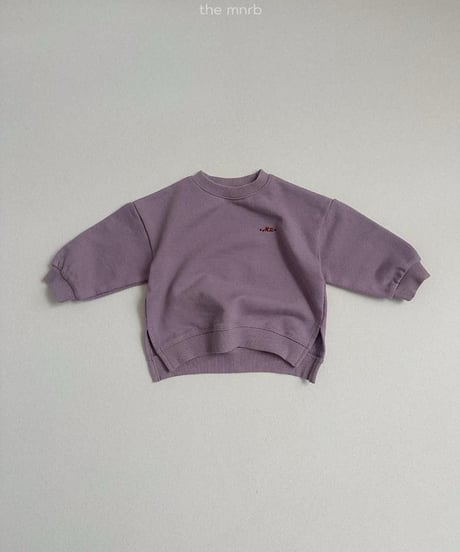 【minirobe】Unbal Sweatshirt