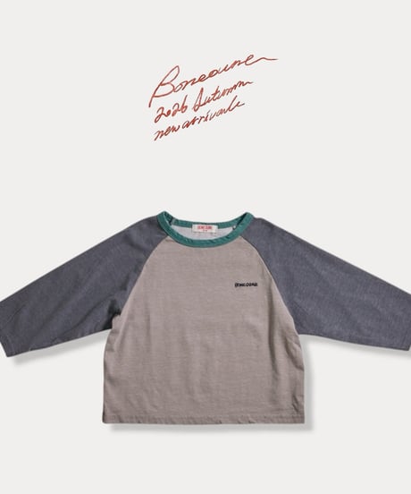 【BONEOUNE】Diamond Pig Raglan Tee