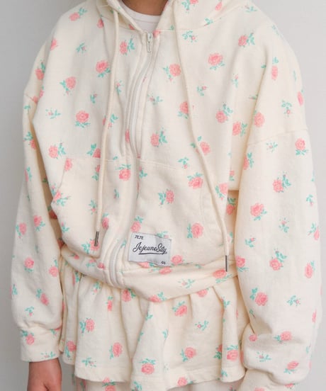 【jejeunosity】crop food zip up