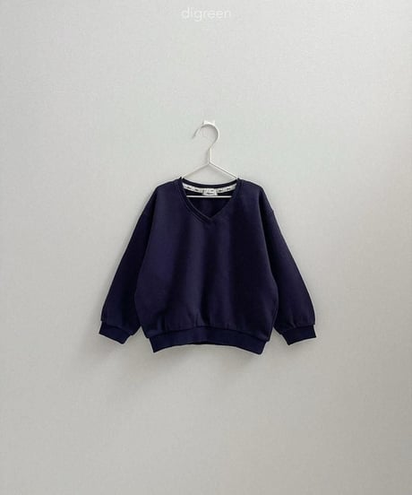 ママサイズも！【digreen】Teddy V Sweatshirt