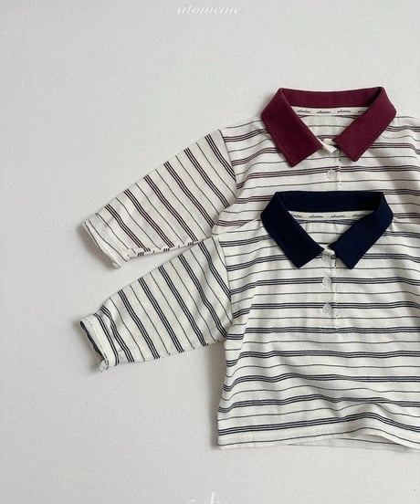 【atomeme】Aiden Collar Tee