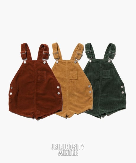 【jejeunosity】25W golden belly flower overalls