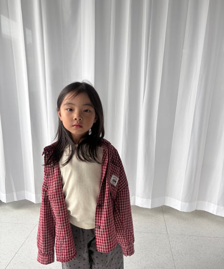 【pepper】check shirt