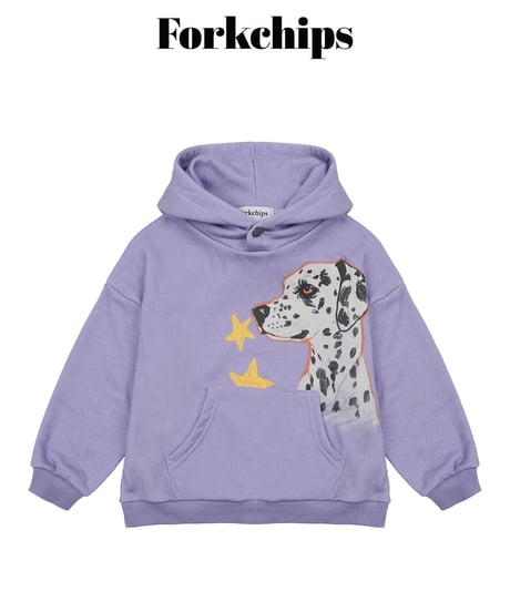 【fork-chips】dalmatian hoodie