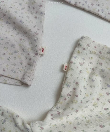 【minirobe】Cotton Eyelet Long Sleeve Tee