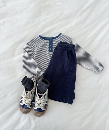 【digreen】Henry Neck Alle Tee