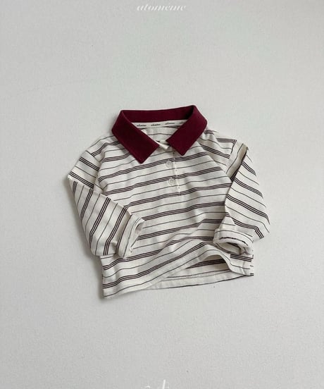 【atomeme】Aiden Collar Tee