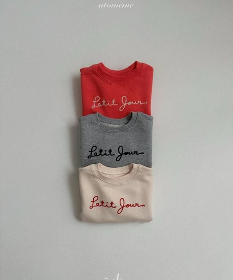 【atomeme】Petit Jour Sweatshirt