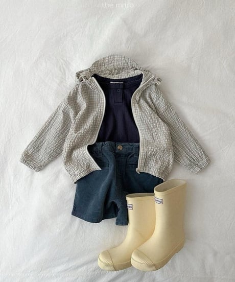 【minirobe】String Hood Jumper