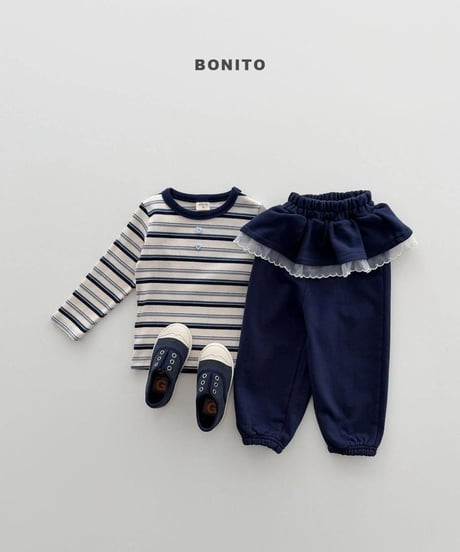 【bonito】Heart Button ST Tee