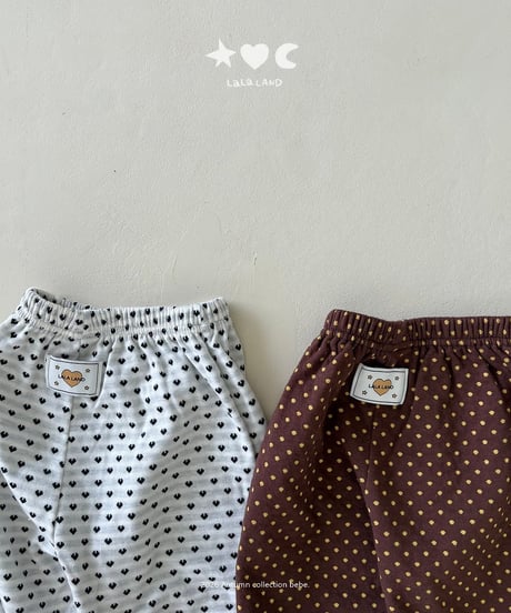 【lalaland】baby heart pants