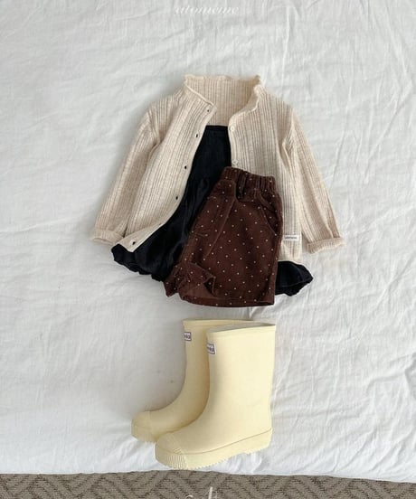 【atomeme】Dot Corduroy Pants