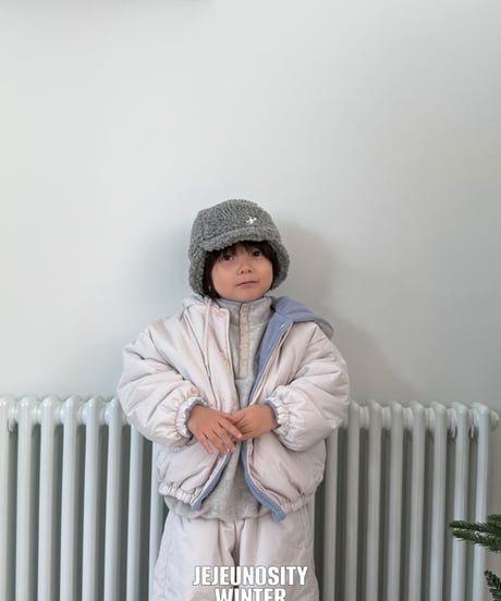 【jejeunosity】25W ivy double sided hooded jumper