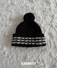 【jejeunosity】24W knit ball Beanie