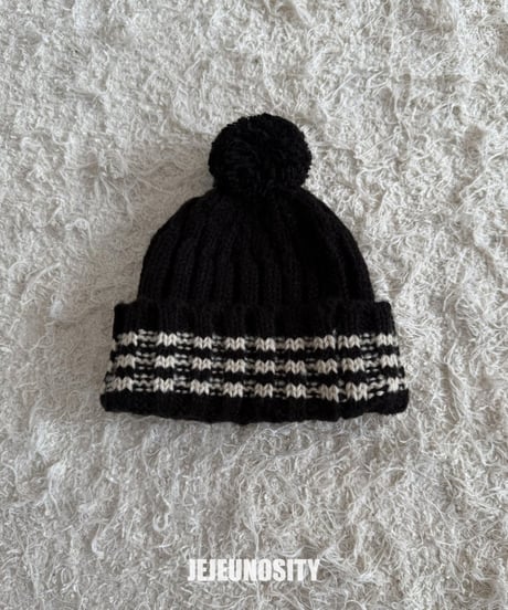 【jejeunosity】24W knit ball Beanie