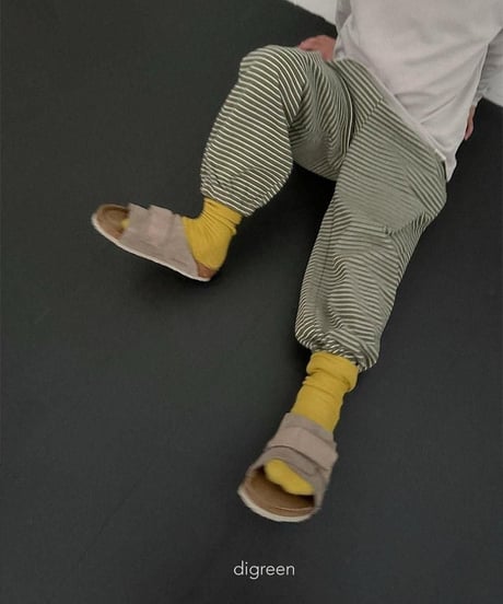 【digreen】J Stripe Jogger Pants