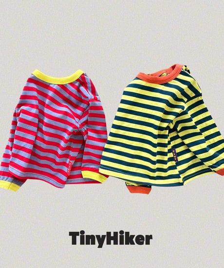 【tiny hiker】Freckle Stripe Tee