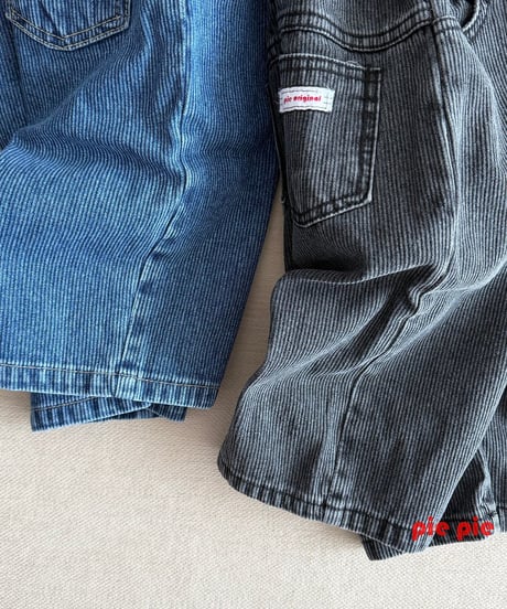 【pie】corduroy denim