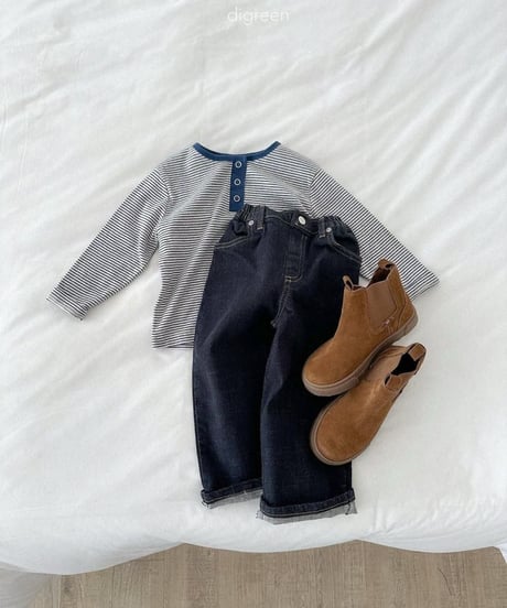 【digreen】Henry Neck Alle Tee