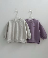 【minirobe】Unbal Sweatshirt
